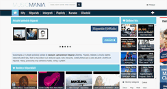 Desktop Screenshot of musicmania.cz