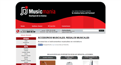 Desktop Screenshot of musicmania.com.mx